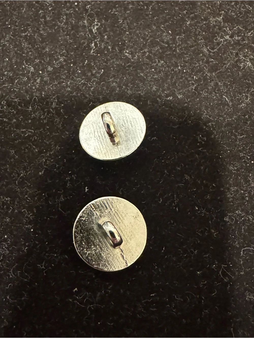 Versace Silver Medusa Button Set of 2, 12.5mm diameter